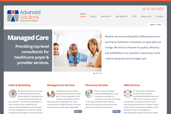 Consulting Company Responsive Website