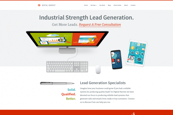 Media Business Responsive Web Site