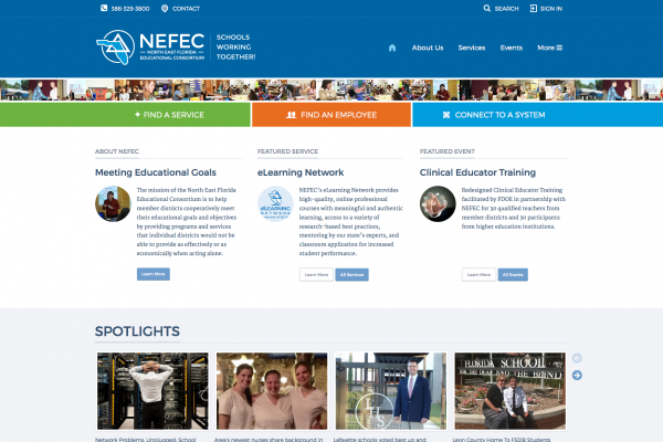 NEFEC Responsive Website Design